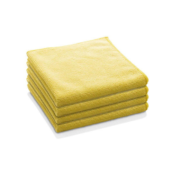 Yellow Microfiber Cloth 40*40, 12 Packs