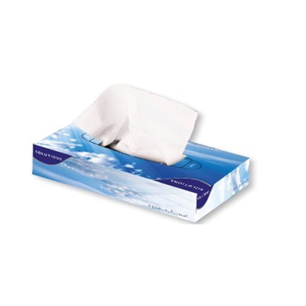 Facial Tissues Fine Solutions Smart Commercial 100 Sheets 2 PLY 18x21 cm, 36 Pcs | Carton