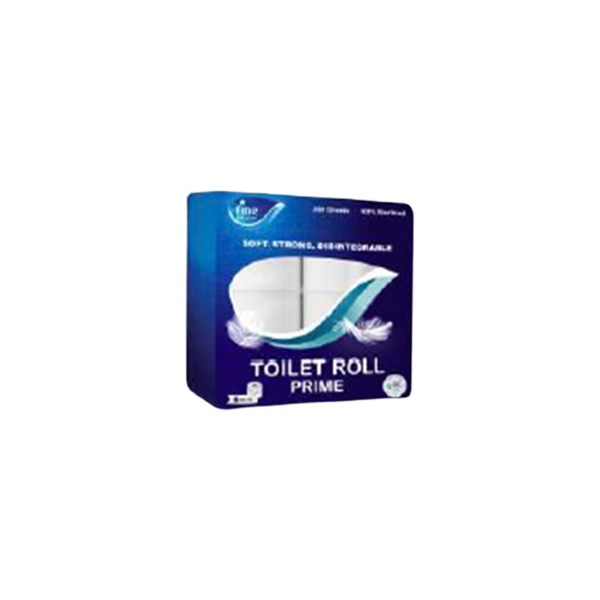 Toilet Tissue Rolls Fine Solutions Smart 80 Sheets 2 PLY,Re-Birth, 48 Pcs | Carton