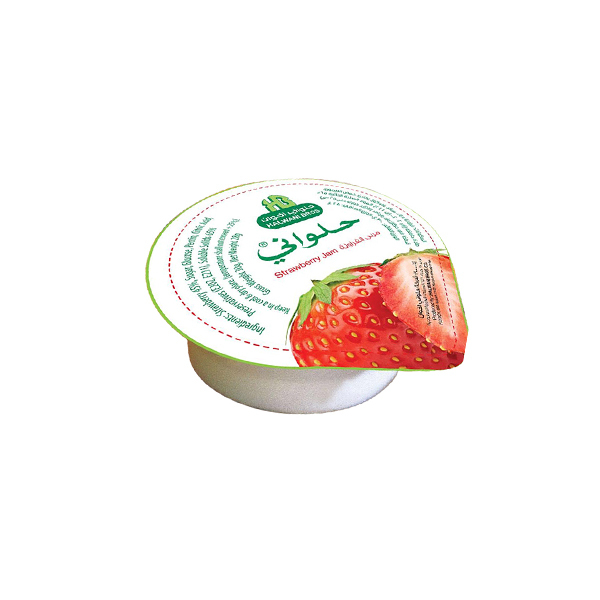 Halwani Strawberry Jam Mini 30g, 200 Pcs | Carton