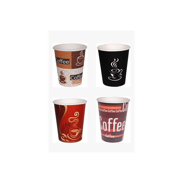 Coffee Paper Cups Without Cover Types 8 Oz (50Pcsx20Pkt), 1000 Pcs | Carton