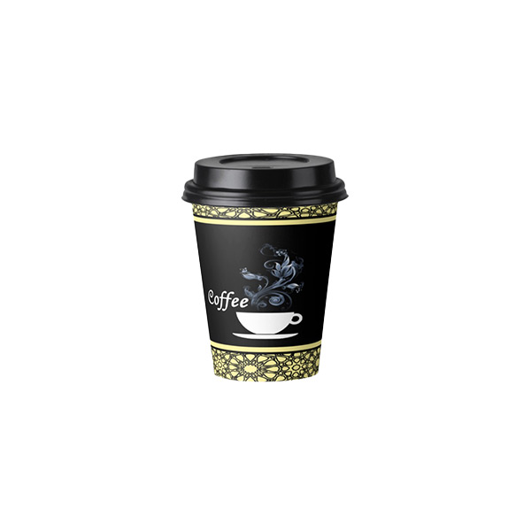 Coffee Paper Cups Color with Cups 12 Oz (25Pcsx20Pkt), 1000 Pcs | Carton