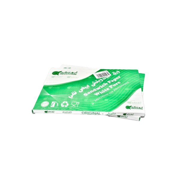 AboSaham Sandwich Paper White, 450 Pcs | Pack, 20 Packs | Carton