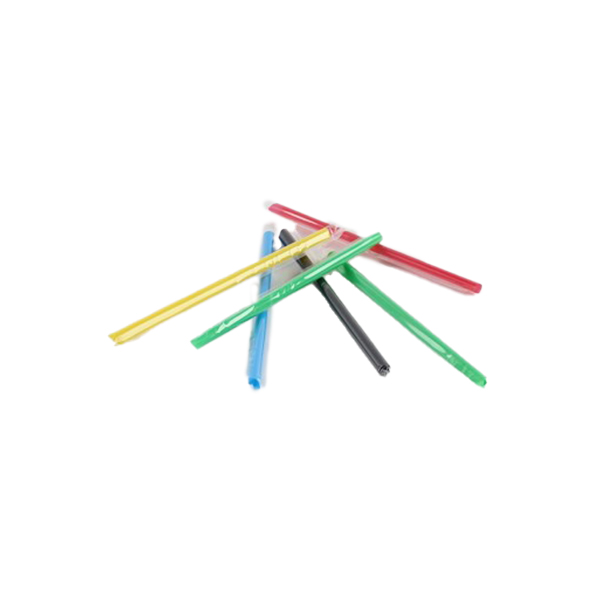 Juice Straw 8 mm Colored, 100 Pcs | Bag, 20 Bags | Carton