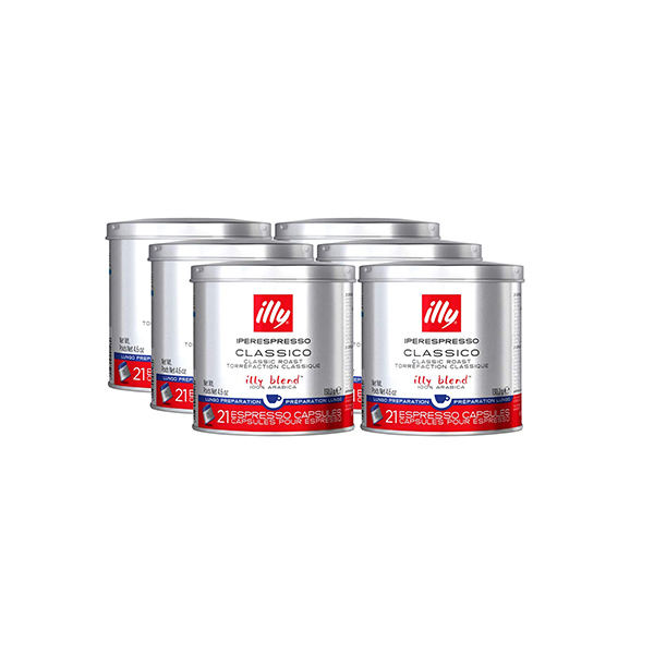 Illy Espresso 21 Capsules, 6 Pcs | Carton