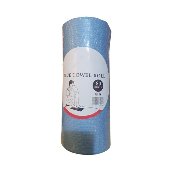 Blue Towel 80 Rolls, 6 Pcs | Carton