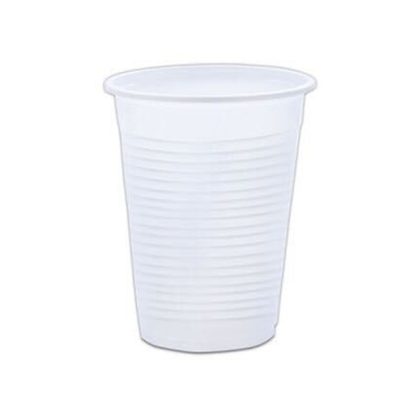 White Plastic Water Cups 7 Oz, 1000 Pcs | Carton