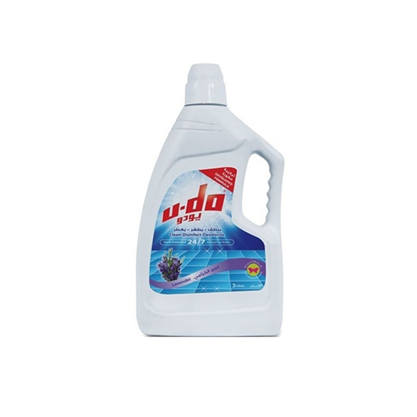 U-Do Floor Cleaner Lavender 3 L, 6 Pcs | Carton