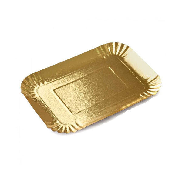 Gold Paper Plates 250*350 Mm, 10 Kg | Carton