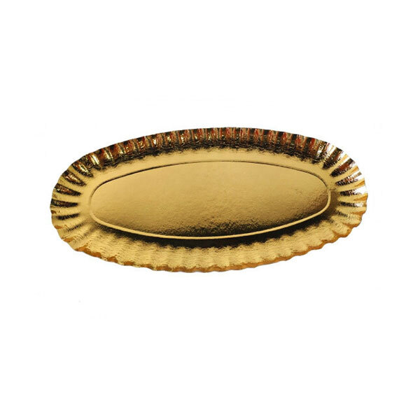 Gold Paper Plates 370*190 Mm, 10 Kg | Carton