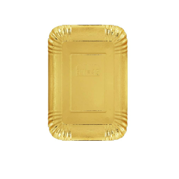 Gold Paper Plates, 10 Kg | Carton