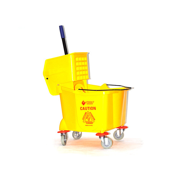 Single Mop Bucket with Steel Squeezer Capacity 32 L, 1 pcs