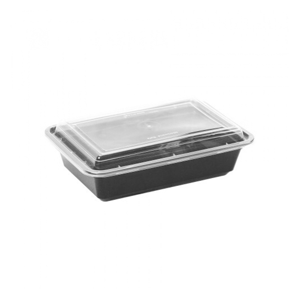 Hot Pack Rectangle Box With Lid Size 38 Oz, 150 Pcs | Carton