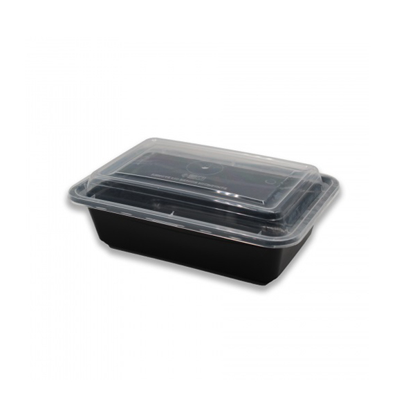 Rectangle Box With Lid Size 24 Oz, 150 Pcs | Carton