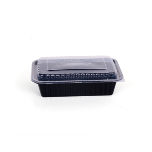 Rectangle Microwave Container With Lid Size 38 Oz, 150 Pcs | Carton