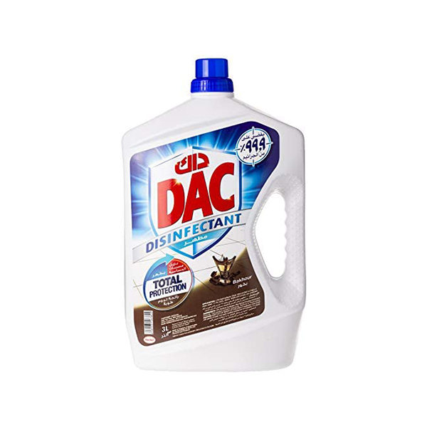 DAC Liquid Floor Disinfectant Bakhour Scent 3 L, 6 Pcs | Carton