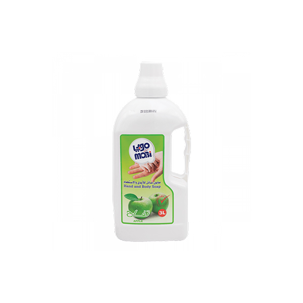 Mobi Liquid Hand Soap Apple Scent 3 L, 4 Pcs | Carton