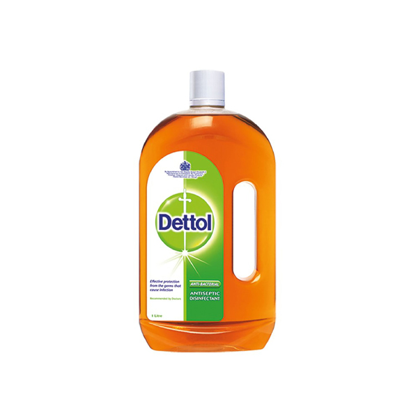 Dettol Liquid Antiseptic Original 1 L, 12 Pcs | Carton