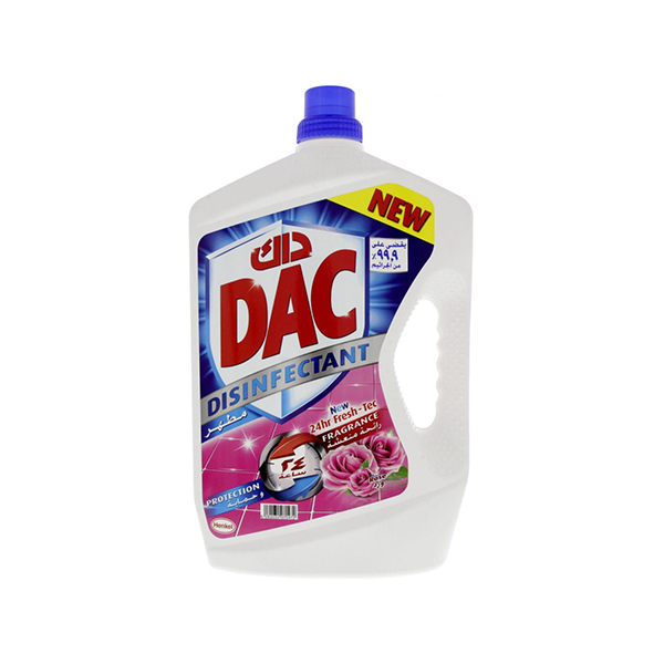 DAC Liquid Floor Disinfectant Flower Scent 3 L, 6 Pcs | Carton