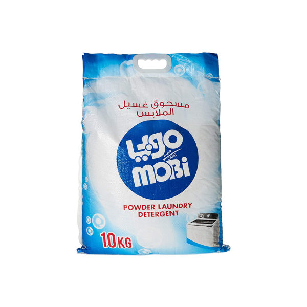 Mobi Fabrics &amp; Clothes Detergent Powder 10 Kg, 1 pcs