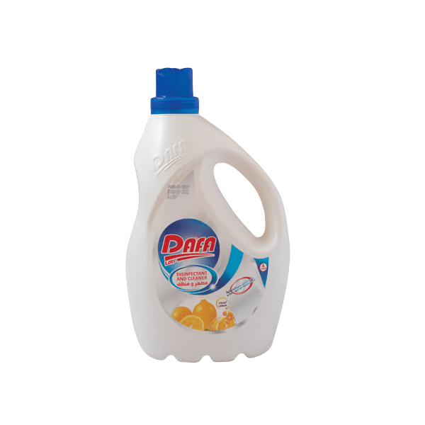 Dafa Floor Disinfectant Lemon Scent 4 L, 4 Pcs | Carton