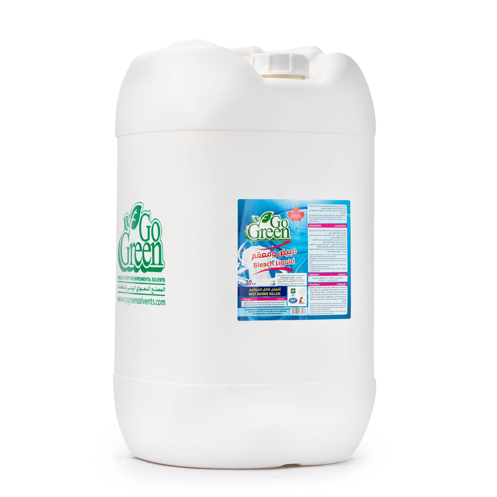 Go Green Bleach Liquid 30 L, 1 Pcs   