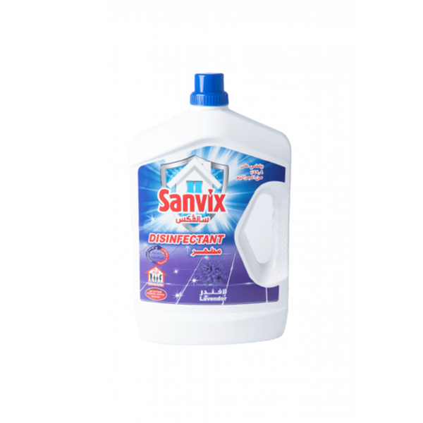 Sanvix Disinfectant Lavender Scent 3 L, 6 Pcs | Carton