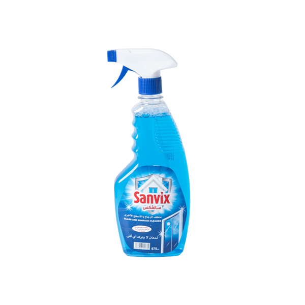 Sanvix Glass Cleaner 675 ML, 12 Pcs | Carton