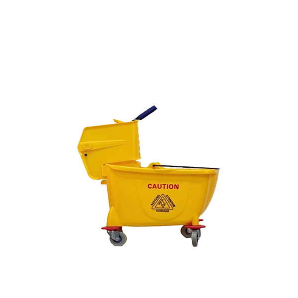 Cart With Plastic Squeezer 32 L, Yellow Chinees