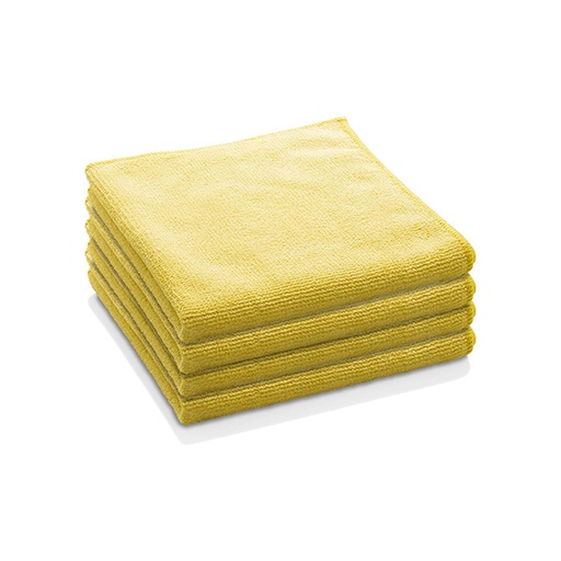 [JU-009] Yellow Microfiber Cloth 40*40, 12 Packs