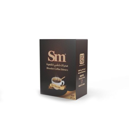 [SM-096] Wooden Coffee Stirrers (178x6x1.5mm), (500Pcsx20Boxes), 10000 Pcs | Carton