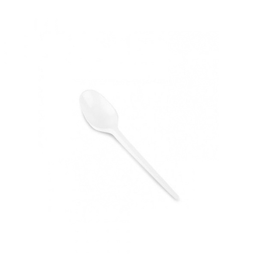 [SH-077] White Color Plastic Spoon, 1000 Pcs | Carton