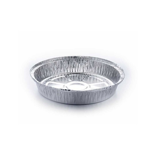 [MT-035] Round Aluminum Foil Container 280*90 mm with Paper Cover, 250 Pcs | Carton