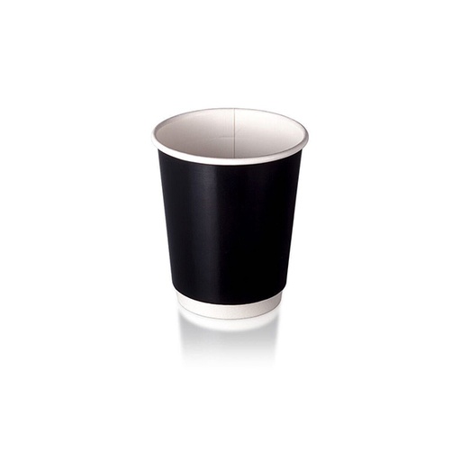 [OB-005] Black Paper Cups without Cover 4 Oz (50PcsX20Pkts), 1000 Pcs | Carton