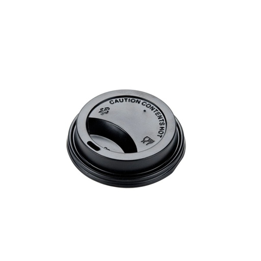 [BH-011] Disposable Black Plastic Cup Lid 4 Oz, 1000 Pcs | Carton