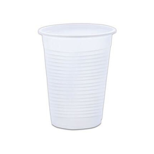 [OB-004] White Plastic Water Cups 7 Oz, 1000 Pcs | Carton