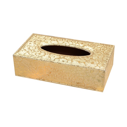 [FR-167] Leather Tissue Box (Silver/black/gold), 10 Pcs | Carton