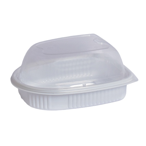 [MT-030] Disposable Chicken Plastic Container with High Plastic Lid, 200 Pcs | Carton