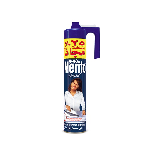 [BA-108] Merito Spray Starch (400ml+25%Free), 24 Pcs | Carton