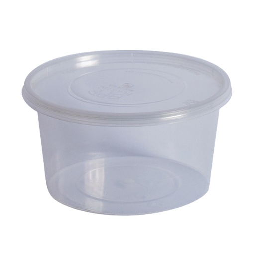 [MT-069] Disposable Microwave Clear Round Box Size 450 Mg, 250 Pcs | Carton