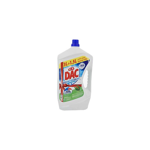 [WS-088] DAC Liquid Floor Disinfectant Pine Scent 3 L, 6 Pcs | Carton