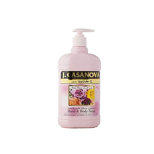 [WS-108] Casanova Liquid Hand Soap Flower 500 ml, 12 Pcs | Carton