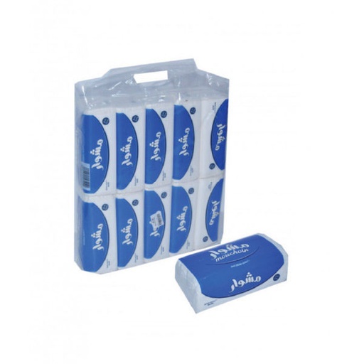 [WS-147] Mouchoir Face Tissue, 200 Sheets, 10 Nylon Boxes, 5 Pcs | Carton