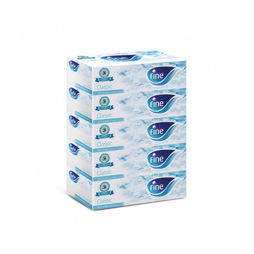 [WS-151] Fine Classic 2 layers Tissue, 86 Sheets, 6 Boxes, 6 Pcs | Carton