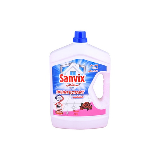 [VI-002] Sanvix Disinfectant Rose Scent 3 L, 6 Pcs | Carton