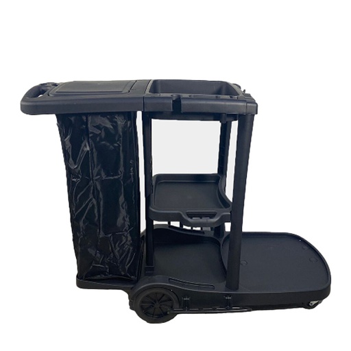 [SL-003] Housekeeping Cart Black With Bag