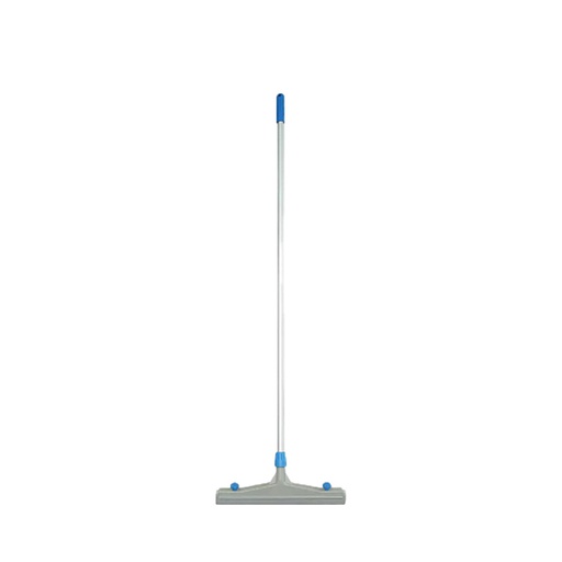 [SL-019] Rubber Floor Mop Grey 45 cm Heavy Frame Aluminum Stick For Rough Floors